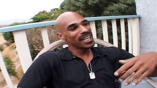 Black Dudes Cover Katie Ray's Face In Cum