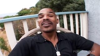 Black Dudes Cover Katie Ray's Face In Cum