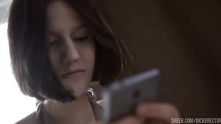 Slim teen double penetrated