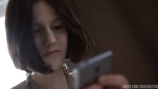 Slim teen double penetrated