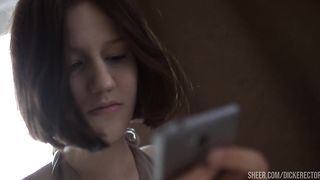 Slim teen double penetrated