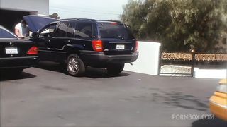 Blonde Sondra Blowjob And Deep Throat Outdoors