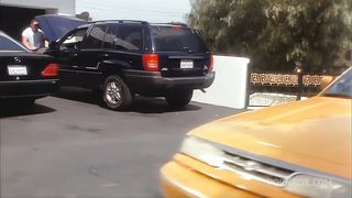 Blonde Sondra Blowjob And Deep Throat Outdoors