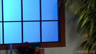 Blonde and Redhead Enjoy His Cock Together