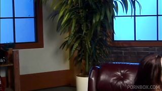 Blonde and Redhead Enjoy His Cock Together