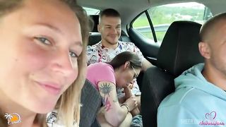 Amazing amateur foursome with partner swap