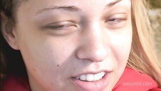 Tia Sweet Gets Her Teen Tight Asshole Drilled Outdoors