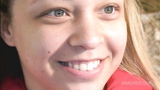 Tia Sweet Gets Her Teen Tight Asshole Drilled Outdoors