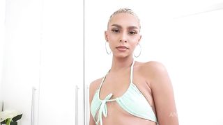 Very beautiful 22 years Brazilian fashion model Heloa Green, first porn scene & gets ass-fucked by BBC(Anal,BBC, pretty face, ATM, gape)OB181