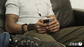 Interracial Threesome with Anal gap for Alyson