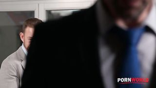 Sexually Frustrated Boss Shalina Devine Talks Employees Into Double Penetration Fuck GP2723