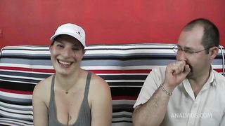 Boom boom boom it's happening there:Phoebe Luxure gets fucked in front of her cuckold hubby!