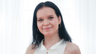 FIRST DAP! Skinny slut Marica Shanti gets first DAP from 5 big cock EKS241