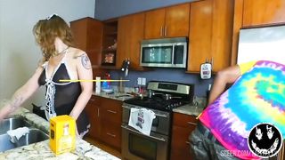 PAWG AMANDA PANDA IS THE SEXIEST MAID EVER