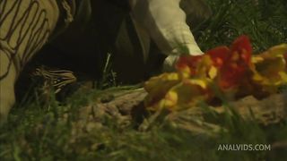 Brooke Ballentyne Fucks A Hired Ranch Hand By The Fireside Outdoors