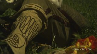 Brooke Ballentyne Fucks A Hired Ranch Hand By The Fireside Outdoors