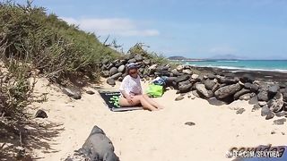 Bare Skin, Pussy Bliss | A Nude Beach Escapade Like No Other!