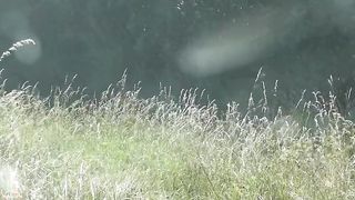 Three girls do strange things on the lake; fisting party