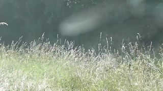 Three girls do strange things on the lake; fisting party