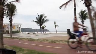 Brunette Brazilian Gets A Big Dick Inside Her Asshole