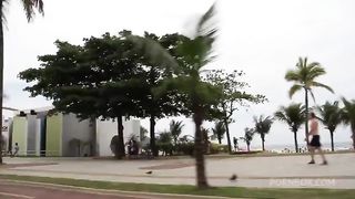 Blonde Curvy Brazilian Chick Sucks Dick And Gets Fucked Up The Ass