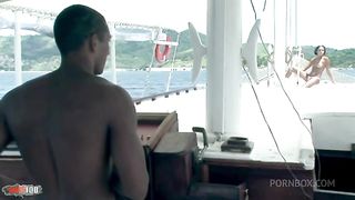 Petite latina Jessica Baya assfucked by a huge black cock