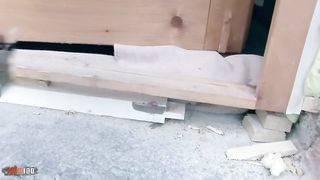 Gorgeous brunette gets groped by her friends then fucked in the ass by a big cock