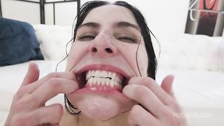 Hitch-hiking, Kaitlyn Katsaros, 9on1, DAP, DP, Extreme Deepthroat, Rough Sex, Big Gapes, Cum in Mouth, Swallow GIO2544