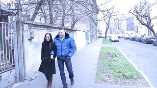 Sexy Babe Takes on Two Cocks