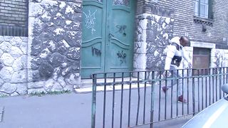 Sexy Babe Takes on Two Cocks