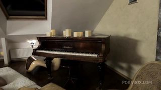 Cute brunette teen loves anal