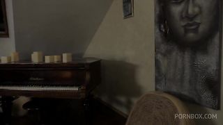 Cute brunette teen loves anal