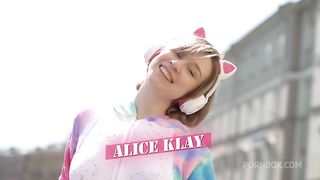 Piss + Triple TP with babyface beauty Alice Klay! First time