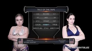 KAIIA EVE VS KYRA ROSE FEMALE WRESTLING