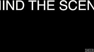 BTS from A Double Return For Some Double Vag featuring Nade Nasty and Oliver Flynn with Summer Vixen