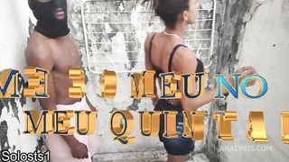 Boy me fode a Daniela Santos no quintal de casa.