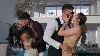 WILD FOURSOME CATHERINE KNIGHT YASMINA KHAN BRADY BUD LITTLEMALY COUPLE SWAP