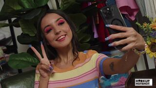 SASHA TATCHA GETS FACEFUCKED IN A MESSY HOOKUP!