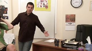 Capri Anderson & Melissa Jacobs Have Fun in Detention with a Dildo