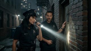 POLICE CASE: MY FEMALE POLICE PARTNER INVITES ME TO HAVE SEX (AI-GENERATED VIDEO)
