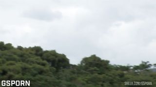 Sexy brazilian brunette milf has anal sex and dp in group