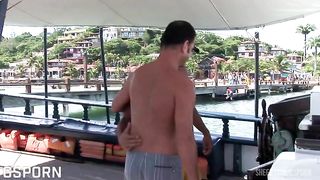 Hot anal sex on boar for the ass of big booobs brunette