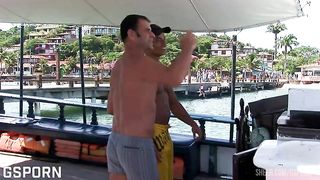 Hot anal sex on boar for the ass of big booobs brunette