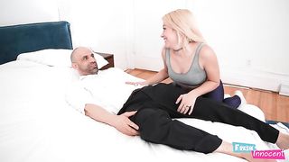 Fresh and innocent - a Small Titties Knockout is Getting her Ass Nailed Lustfully by her StepDad