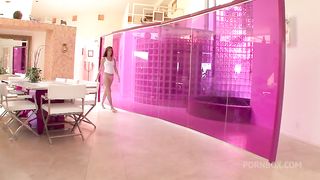 Black Chick Gets Dirty With An Asian Brunette In A Lesbian Love Fest