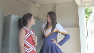 Lesbian Cheerleaders Cassandra Nix And Mary Jane Johnson Lick Pussy.