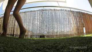 She started anal session solo, but ended up being fucked really hard in the ass!