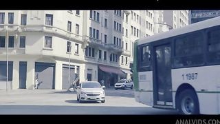 behind the scenes of the porn recording, with a lot of anal and two hot girls