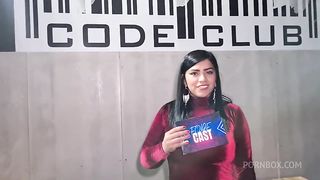 Fode Cast na CODE CLUB SWING - Enchendo a bucetinha apertadinha da carioca de porra Marcella Schultz