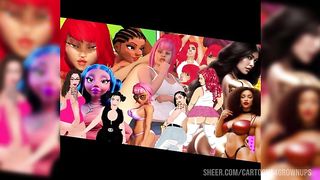 Big booty ai generated thick Black girls